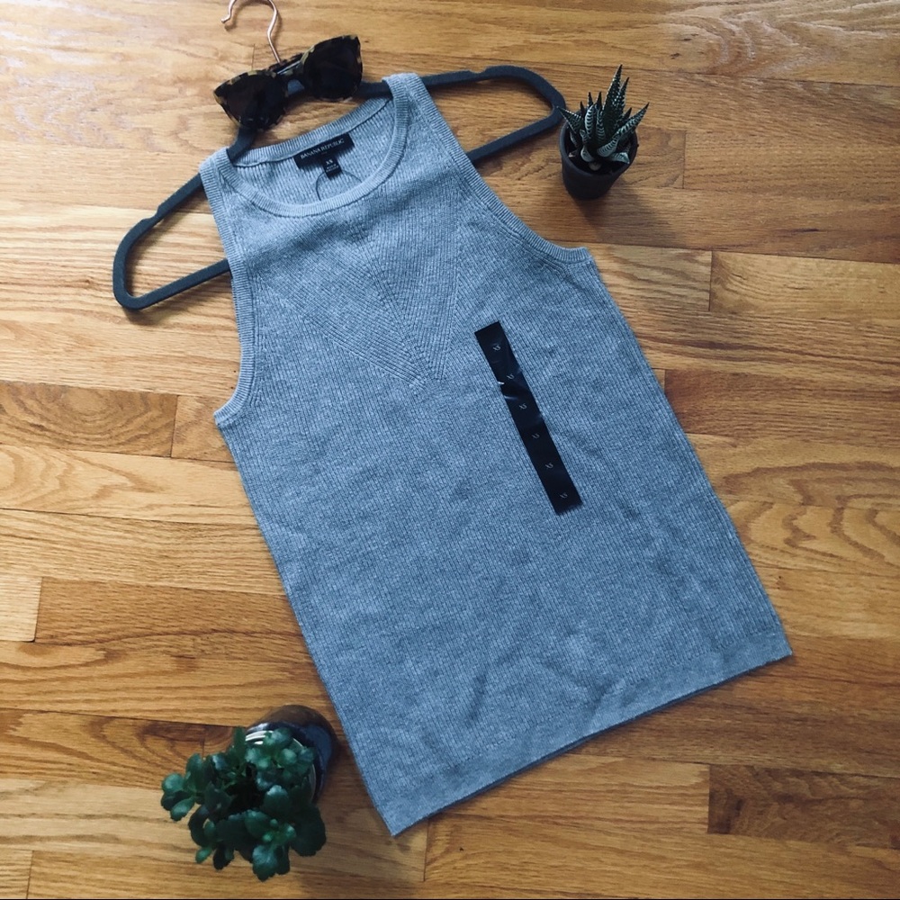 Banana Republic Factory | Gray | Sleeveless Top